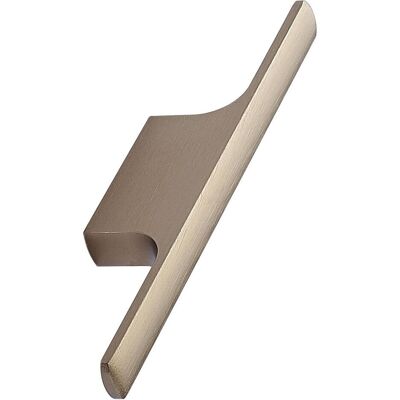 Furnipart, Möbelgriff, Möbelgriff Tau Breite 126 mm, Aluminium Messing gebürstet Furnipart, Möbelgriff, Möbelgriff Tau Breite 126 mm, Aluminium Messing gebürstet