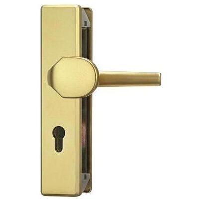 Abus, Türgriff + Türgarnitur, KLT512 F3 EK Schutzbeschlag WG, messing (Türschildgarnitur) Abus, Türgriff + Türgarnitur, KLT512 F3 EK Schutzbeschlag WG, messing (Türschildgarnitur)