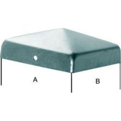 E-NORMpro Pfostenabdeckung A2 Edelstahl 110 - Pfostenabdeckung E-NORMpro Pfostenabdeckung A2 Edelstahl 110 - Pfostenabdeckung
