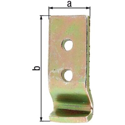 Alberts, Holzverbinder, Schliesshaken für Kistenverschluss Typ D 12 x 32 mm, Galv. gelb verzinkt (Kistenverschlüsse, 50 Stk.) Alberts, Holzverbinder, Schliesshaken für Kistenverschluss Typ D 12 x 32 mm, Galv. gelb verzinkt (Kistenverschlüsse, 50 Stk.)