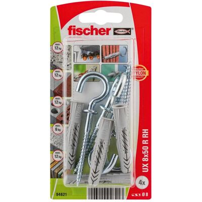 Fischer, Dübel, Universaldübel UX 8x50 RH K Fischer, Dübel, Universaldübel UX 8x50 RH K