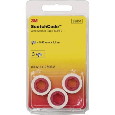 3M Kabelverbindung Zubehör, Scotchcode™ Kabelmarkierer-Nachfüllrollen Ziffer "8" 80-6114-2801-4 Inhalt: 3 Rolle(n) 3M Kabelverbindung Zubehör, Scotchcode™ Kabelmarkierer-Nachfüllrollen Ziffer "8" 80-6114-2801-4 Inhalt: 3 Rolle(n)