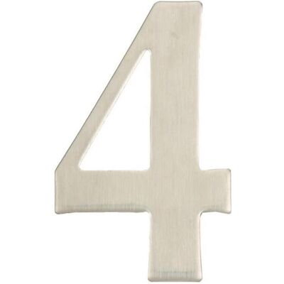 Haushalt, Türgriff + Türgarnitur, DOOR NUMBER 4 SS-4 62MM STAINLESS STE Haushalt, Türgriff + Türgarnitur, DOOR NUMBER 4 SS-4 62MM STAINLESS STE