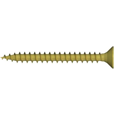 Reisser, Schrauben, R2 Spanplattenschrauben, Flachsenkkopf, PZ, Vollgewinde, 3,0 x 16, Stahl, verzinkt, gelb, 1xgleit... (200 Schrauben pro Stück) Reisser, Schrauben, R2 Spanplattenschrauben, Flachsenkkopf, PZ, Vollgewinde, 3,0 x 16, Stahl, verzinkt, gelb, 1xgleit... (200 Schrauben pro Stück)