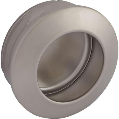 Alles im griff, Möbelgriff, Muschelgriff Zaran ø 40 mm, Schiebetür Griff zum Einlassen ZN vernickelt matt Alles im griff, Möbelgriff, Muschelgriff Zaran ø 40 mm, Schiebetür Griff zum Einlassen ZN vernickelt matt