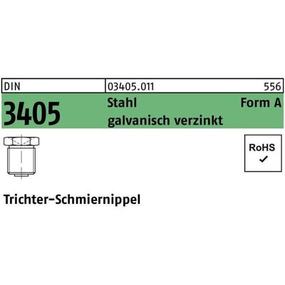 Reyher, Fahrzeug Werkzeug, Trichterschmiernippel DIN 3405 AM 8 x 1 Stahl galvanisch verzinkt Trichter-Schmiernippel Reyher, Fahrzeug Werkzeug, Trichterschmiernippel DIN 3405 AM 8 x 1 Stahl galvanisch verzinkt Trichter-Schmiernippel