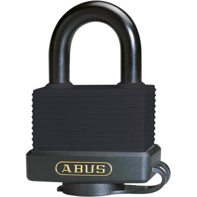 Brady, Vorhängeschloss, vollständig isoliertes Messingschloss mit Stahlbügel, Schwarz, Bügelhöhe 24,5 mm, Bügelstärk Brady, Vorhängeschloss, vollständig isoliertes Messingschloss mit Stahlbügel, Schwarz, Bügelhöhe 24,5 mm, Bügelstärk