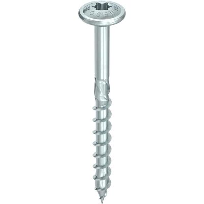 Heco Topix Plus verzinkte Holzschraube - 6mm x 300mm - Große Rundkopf - Teilgewinde - T30 - 100 Stück Heco Topix Plus verzinkte Holzschraube - 6mm x 300mm - Große Rundkopf - Teilgewinde - T30 - 100 Stück