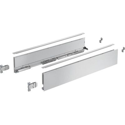 Hettich, Schubladenauszüge, Zargen-Set AvanTech YOU Höhe 101 mm, silber Hettich, Schubladenauszüge, Zargen-Set AvanTech YOU Höhe 101 mm, silber