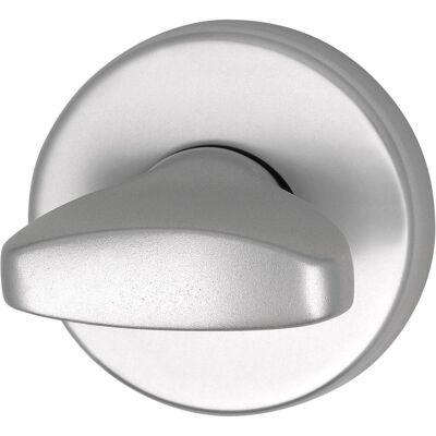 Grundmann, Türgriff + Türgarnitur, WC - Absteller WG D70 ø 50 mm, mit Anschraubträger "A", silber eloxiert Grundmann, Türgriff + Türgarnitur, WC - Absteller WG D70 ø 50 mm, mit Anschraubträger "A", silber eloxiert