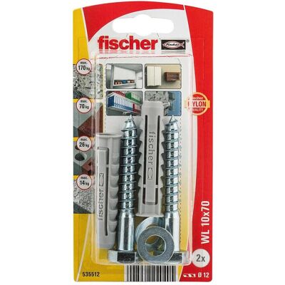 Fischer, Dübel, 535512 (2 Stk.) Fischer, Dübel, 535512 (2 Stk.)