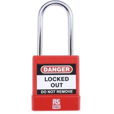 RS PRO, Vorhängeschloss, Steel Shackle - Small - Key Different RS PRO, Vorhängeschloss, Steel Shackle - Small - Key Different