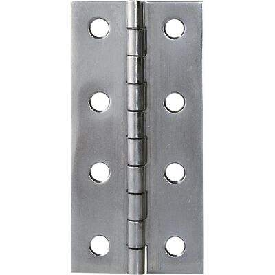 Pohl, Scharnier, Scharnier DIN 7954 Typ A gerolltes Scharnierband gerade 100x52mm, Edelstahl Pohl, Scharnier, Scharnier DIN 7954 Typ A gerolltes Scharnierband gerade 100x52mm, Edelstahl