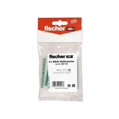 Fischer, Dübel, 502735 Statikmischer fill fix im Polybeutel Inhalt 6 Stück (6 Stk.) Fischer, Dübel, 502735 Statikmischer fill fix im Polybeutel Inhalt 6 Stück (6 Stk.)
