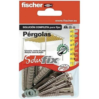 Fischer, Dübel, Befestigungsbausatz Solufix 502679 Pergola 25 Stücke (25 Stk.) Fischer, Dübel, Befestigungsbausatz Solufix 502679 Pergola 25 Stücke (25 Stk.)
