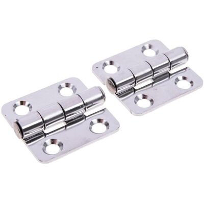 RS PRO, Scharnier, Scharnier, Edelstahl 304,38x40x2mm RS PRO, Scharnier, Scharnier, Edelstahl 304,38x40x2mm