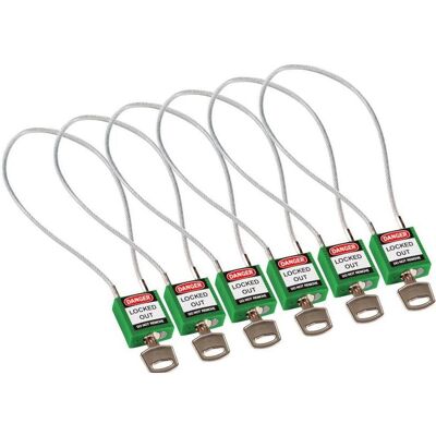 Brady, Vorhängeschloss, Abnehmbare Lockout-Vorrichtung für Netzkabelstecker, Nylon, Schwarz/Orange, 31.75 x 87.33 mm Brady, Vorhängeschloss, Abnehmbare Lockout-Vorrichtung für Netzkabelstecker, Nylon, Schwarz/Orange, 31.75 x 87.33 mm