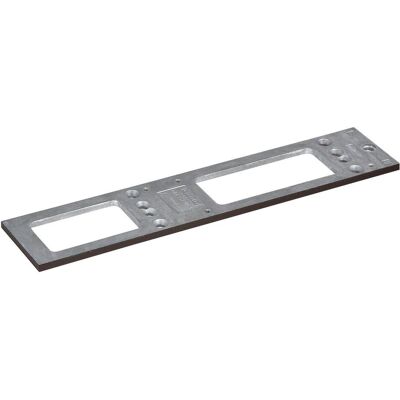 Geze, Türöffner + Türschliesser, Montageplatte 5 mm dick, (Türbeschlag) für TS 4000/5000, dunkelbraun Geze, Türöffner + Türschliesser, Montageplatte 5 mm dick, (Türbeschlag) für TS 4000/5000, dunkelbraun