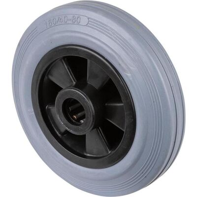 BS Rollen 160mm Gummirad mit Kunststoffkern - Rad BS Rollen 160mm Gummirad mit Kunststoffkern - Rad