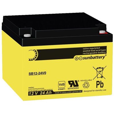 Abus, Zubehör Gebäudesicherheit, VdS Akkumulator 12 V 24 AhBT2240BT2240 Abus, Zubehör Gebäudesicherheit, VdS Akkumulator 12 V 24 AhBT2240BT2240