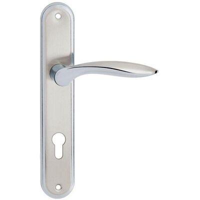 Metal-Bud, Möbelgriff, Vb85c Door Handle Blanka 85mm Cyl Sat Cp Metal-Bud, Möbelgriff, Vb85c Door Handle Blanka 85mm Cyl Sat Cp