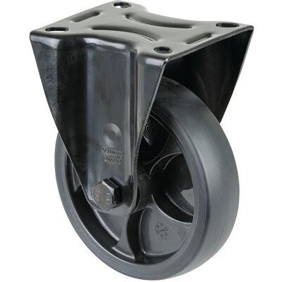 BS Rollen, Möbelrollen, Bockrolle Rad-Ø 125 mm Tragfähigkeit 120 kg Bockrollen Gummi Platte L104xB80 mm Farbe Rolle schwarz BS Rollen, Möbelrollen, Bockrolle Rad-Ø 125 mm Tragfähigkeit 120 kg Bockrollen Gummi Platte L104xB80 mm Farbe Rolle schwarz