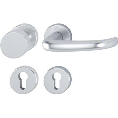 Hoppe, Türgriff + Türgarnitur, Rosettengarnitur San Francisco 58/42KV/42KVS/1301 Aluminium F1 rund PZ DIN links / rechts flach D/K (Türgriff) Hoppe, Türgriff + Türgarnitur, Rosettengarnitur San Francisco 58/42KV/42KVS/1301 Aluminium F1 rund PZ DIN links / rechts flach D/K (Türgriff)