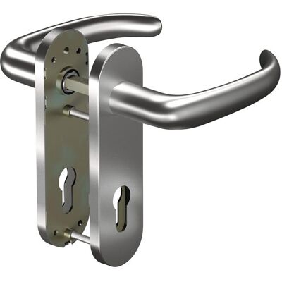 Ogro, Türgriff + Türgarnitur, Feuerschutzgarnitur 8999/3020/7051K Edelstahl ER D/K für Türstärke 38 - 63 mm PZ abgerundet DIN l... Ogro, Türgriff + Türgarnitur, Feuerschutzgarnitur 8999/3020/7051K Edelstahl ER D/K für Türstärke 38 - 63 mm PZ abgerundet DIN l...