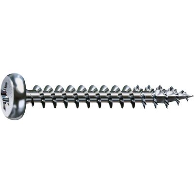 Spax, Schrauben, Halbrundkopf Kreuzschlitz Z2 Vollgewinde Wirox (500 Schrauben pro Stück, 4.5 x 35 mm) Spax, Schrauben, Halbrundkopf Kreuzschlitz Z2 Vollgewinde Wirox (500 Schrauben pro Stück, 4.5 x 35 mm)