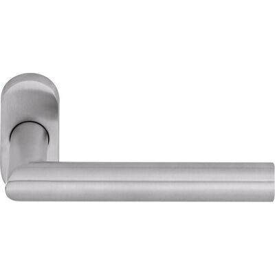 Ogro - Premium 8906 FS - Matte Edelstahl - 9 mm Vierkantstift - Door handle set Ogro - Premium 8906 FS - Matte Edelstahl - 9 mm Vierkantstift - Door handle set