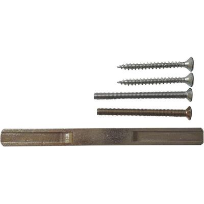 Grundmann, Türgriff + Türgarnitur, GEOS Stift 8,5 - und Schraubenset, 67 - 72 mm, Stahl verzinkt, 1 Beutel Grundmann, Türgriff + Türgarnitur, GEOS Stift 8,5 - und Schraubenset, 67 - 72 mm, Stahl verzinkt, 1 Beutel