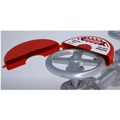 Abus, Einbruchschutz + Alarmanlage, Handrad-Verriegelung V313 rot, 10"- 13" Abus, Einbruchschutz + Alarmanlage, Handrad-Verriegelung V313 rot, 10"- 13"