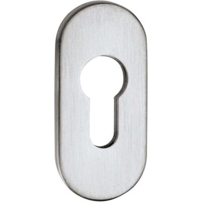 EDI, Türgriff + Türgarnitur, Schlüsselrosette 0811/6003 Edelstahl EST Schildstärke 6 mm PZ oval (Türgriff) EDI, Türgriff + Türgarnitur, Schlüsselrosette 0811/6003 Edelstahl EST Schildstärke 6 mm PZ oval (Türgriff)