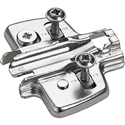 Hettich Sensys / Intermat Kreuzmontageplatte mit Höhenverstellung - Scharniere Hettich Sensys / Intermat Kreuzmontageplatte mit Höhenverstellung - Scharniere