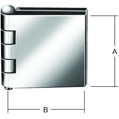 Magni, Scharnier, 10 Stück Wagentürscharnier 50X80X5 MM 00012 011 Magni, Scharnier, 10 Stück Wagentürscharnier 50X80X5 MM 00012 011