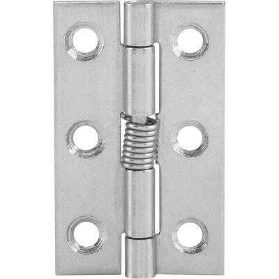 Strenger, Zubehör Türbeschlag, Federscharnier 50 x 30 x 1,2 mm, Edelstahl Strenger, Zubehör Türbeschlag, Federscharnier 50 x 30 x 1,2 mm, Edelstahl