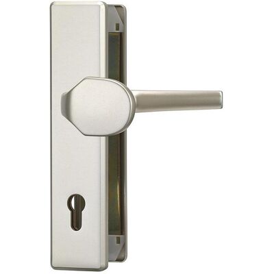 Abus, Türgriff + Türgarnitur, HLT612 F1 EK Schutzbeschlag WG, Aluminium (Türgriff) Abus, Türgriff + Türgarnitur, HLT612 F1 EK Schutzbeschlag WG, Aluminium (Türgriff)