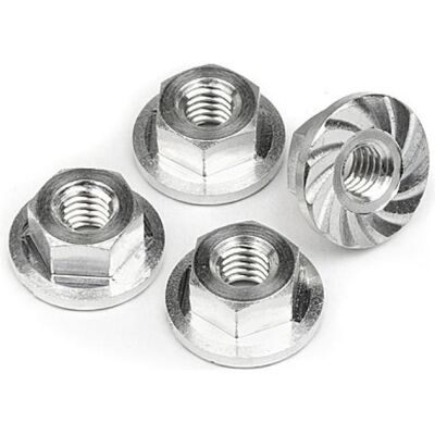 HPI, Muttern + Unterlegscheiben, Blitz MUTTERN M4x10.8mm (4Stk) (M4) HPI, Muttern + Unterlegscheiben, Blitz MUTTERN M4x10.8mm (4Stk) (M4)