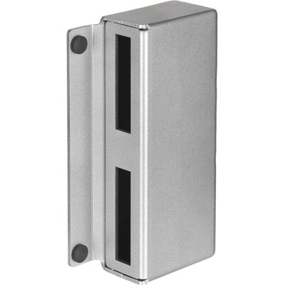 Amf, Holzverbinder, Gegenkasten 146GS schmal für Doppeltore, 173 x 82 x 40mm, Stahl blank (1 Stk.) Amf, Holzverbinder, Gegenkasten 146GS schmal für Doppeltore, 173 x 82 x 40mm, Stahl blank (1 Stk.)
