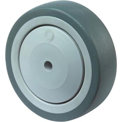 BS Rollen, Möbelrollen, Ersatzrad Rad-Ø 150 mm Tragfähigkeit 100 kg Gummi grau Achs-Ø 10 mm Nabenlänge 38 mm BS Rollen, Möbelrollen, Ersatzrad Rad-Ø 150 mm Tragfähigkeit 100 kg Gummi grau Achs-Ø 10 mm Nabenlänge 38 mm