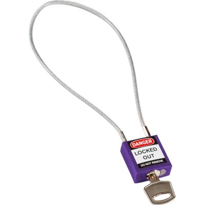 Brady, Vorhängeschloss, Kompakte Kabel-Vorhängeschlösser Brady, Vorhängeschloss, Kompakte Kabel-Vorhängeschlösser