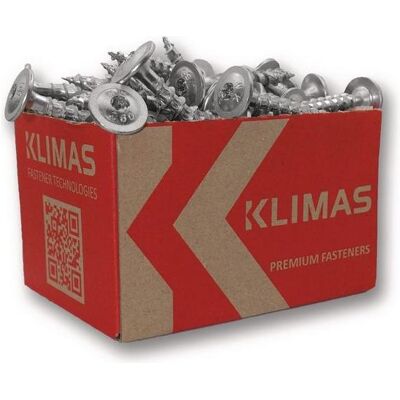 Klimas, Schrauben, Tellerkopfschraube 8x320 Tellerkopf hell verzinkt TX40 (50 Schrauben pro Stück, 8 x 320 mm) Klimas, Schrauben, Tellerkopfschraube 8x320 Tellerkopf hell verzinkt TX40 (50 Schrauben pro Stück, 8 x 320 mm)