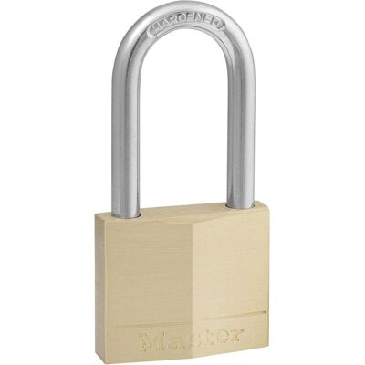 Master Lock, Vorhängeschloss, 40 mm breites Vorhngeschloss aus Massivmessing mit 38 mm langem Bgel Master Lock, Vorhängeschloss, 40 mm breites Vorhngeschloss aus Massivmessing mit 38 mm langem Bgel