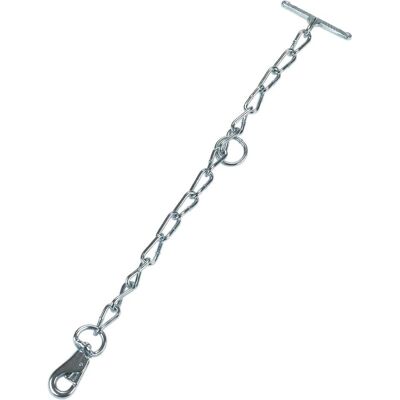 Kerbl, Dübel, Kettenteil einfach mit Karabiner u. Knebel, 5mm Kerbl, Dübel, Kettenteil einfach mit Karabiner u. Knebel, 5mm
