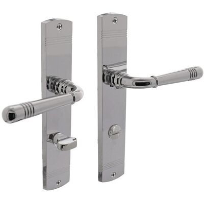 Intersteel Helena Türgriff-Set - chrom, 235x45x8 mm, WC 788 mm Intersteel Helena Türgriff-Set - chrom, 235x45x8 mm, WC 788 mm