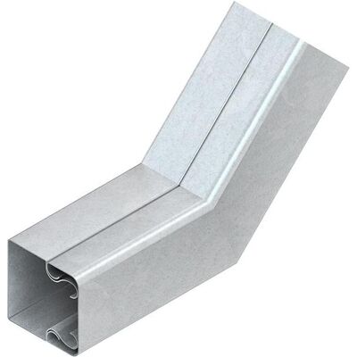 Niedax, Leitungsführung, NIE LUWB 60.100 E3 Vertikaleck 45° mit Deckel, 60x100mm Edelstahl (7.50 cm) Niedax, Leitungsführung, NIE LUWB 60.100 E3 Vertikaleck 45° mit Deckel, 60x100mm Edelstahl (7.50 cm)