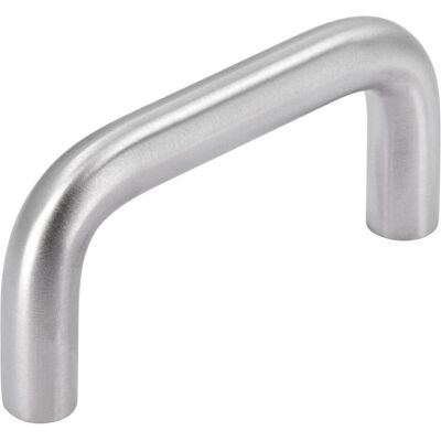 Siro, Möbelgriff, Möbelgriff Kratos Schubladengriff 64 x 74 mm Griff Edelstahl gebürstet Siro, Möbelgriff, Möbelgriff Kratos Schubladengriff 64 x 74 mm Griff Edelstahl gebürstet