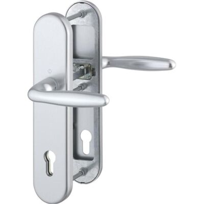 Hoppe, Türgriff + Türgarnitur, Schutzgarnitur Verona 1510/3331/3310 Aluminium F1 92 mm 67-72 mm (Türgriff) Hoppe, Türgriff + Türgarnitur, Schutzgarnitur Verona 1510/3331/3310 Aluminium F1 92 mm 67-72 mm (Türgriff)