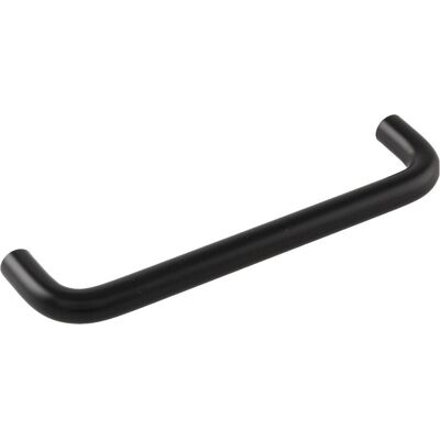 Hettich, Möbelgriff, Griff Sulis ø 10 mm, LA 128 mm, Breite 138 mm, Stahl schwarz lackiert Hettich, Möbelgriff, Griff Sulis ø 10 mm, LA 128 mm, Breite 138 mm, Stahl schwarz lackiert