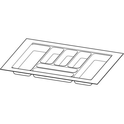 Hettich Besteckeinsätze, Besteckkasten, Grau Hettich Besteckeinsätze, Besteckkasten, Grau
